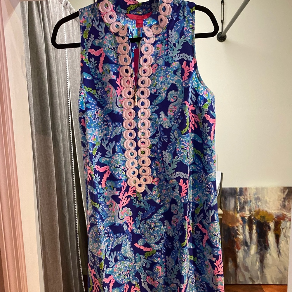 Illy pulitzer turtle villa sleeveless dress